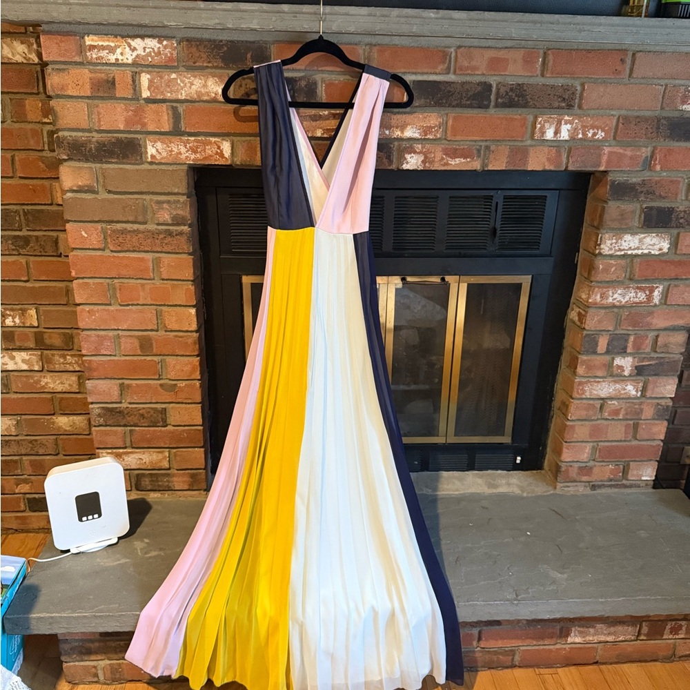ASOS Multicolor Pleated Dress